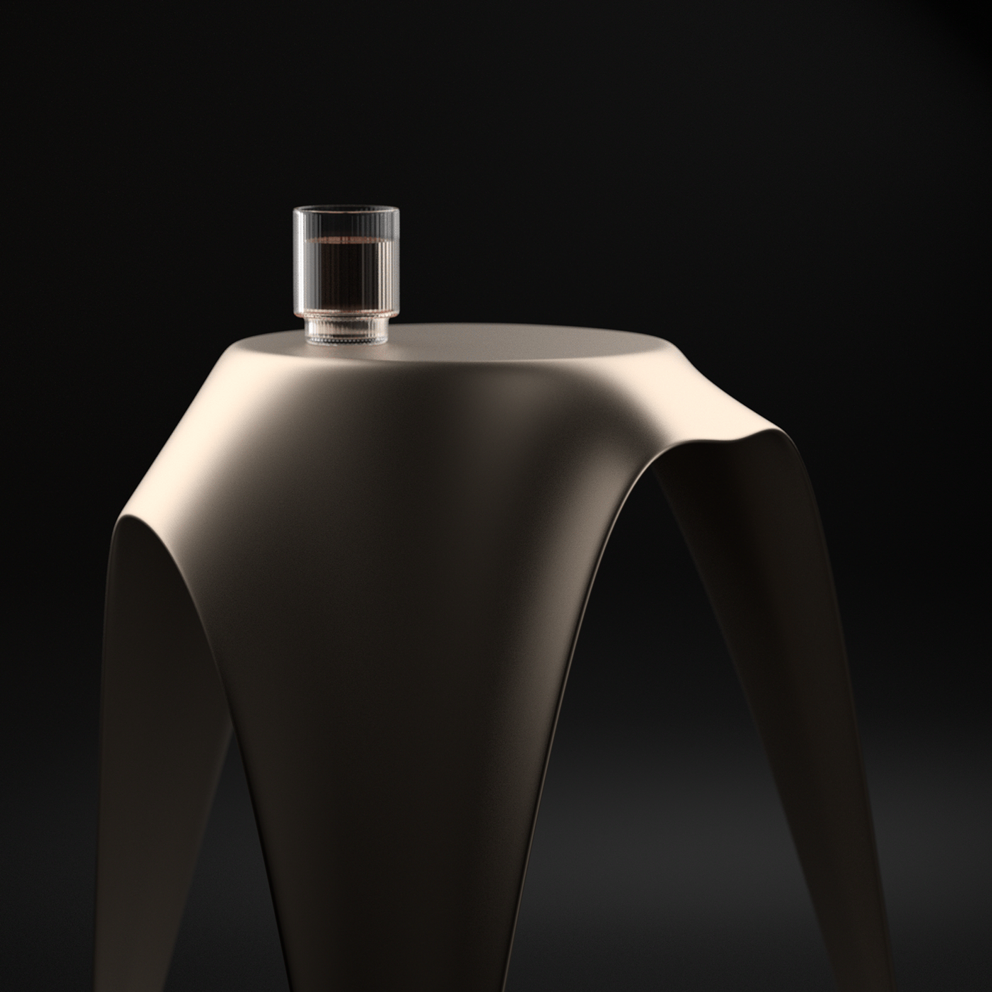 furniture，indoor，Metal，product design，Side table，