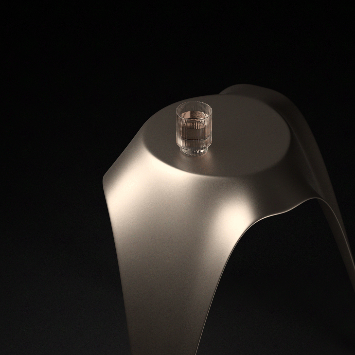 furniture，indoor，Metal，product design，Side table，