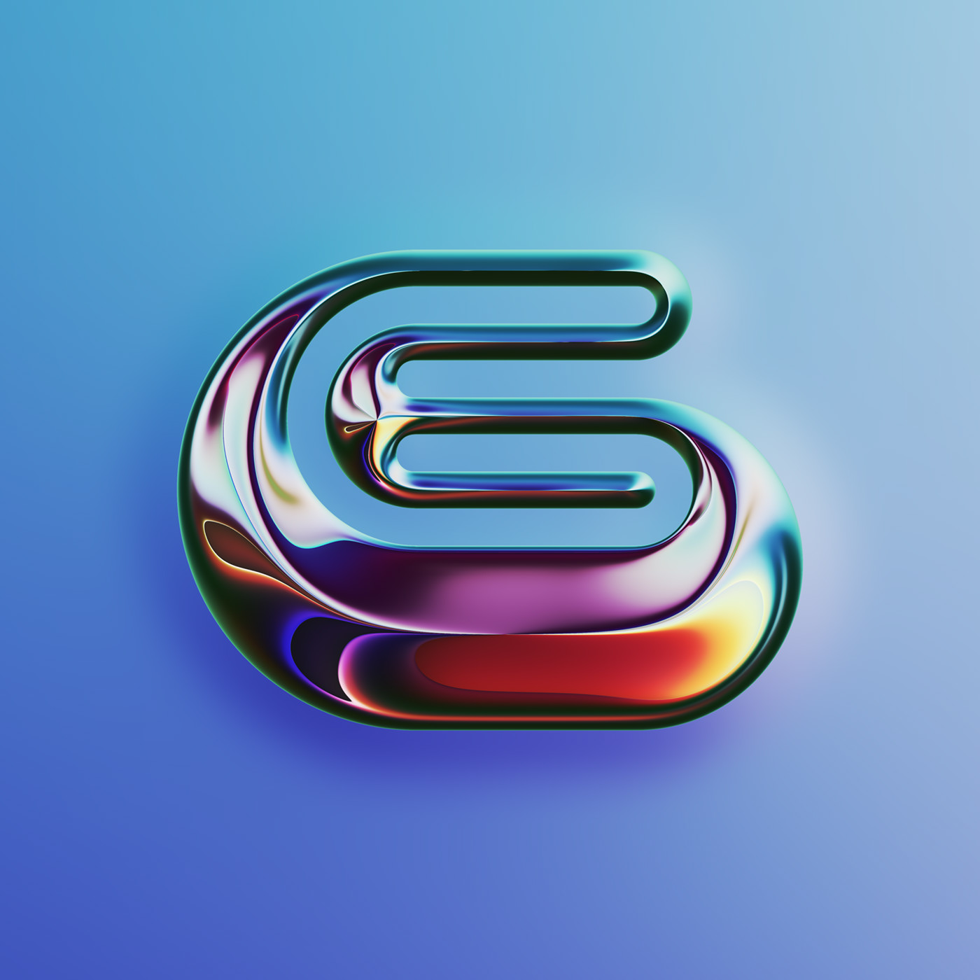 36 Days of Type，two thousand and twenty-two，abstract，Chromium metal，Render，Typesetting，