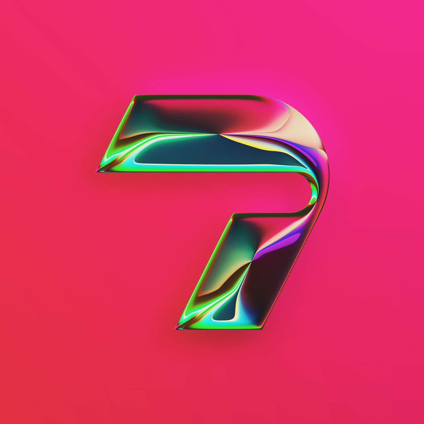 36 Days of Type，two thousand and twenty-two，abstract，Chromium metal，Render，Typesetting，