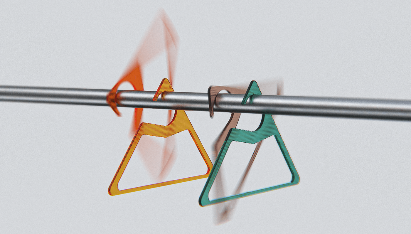 Clotheshanger，coat hanger，colourful，