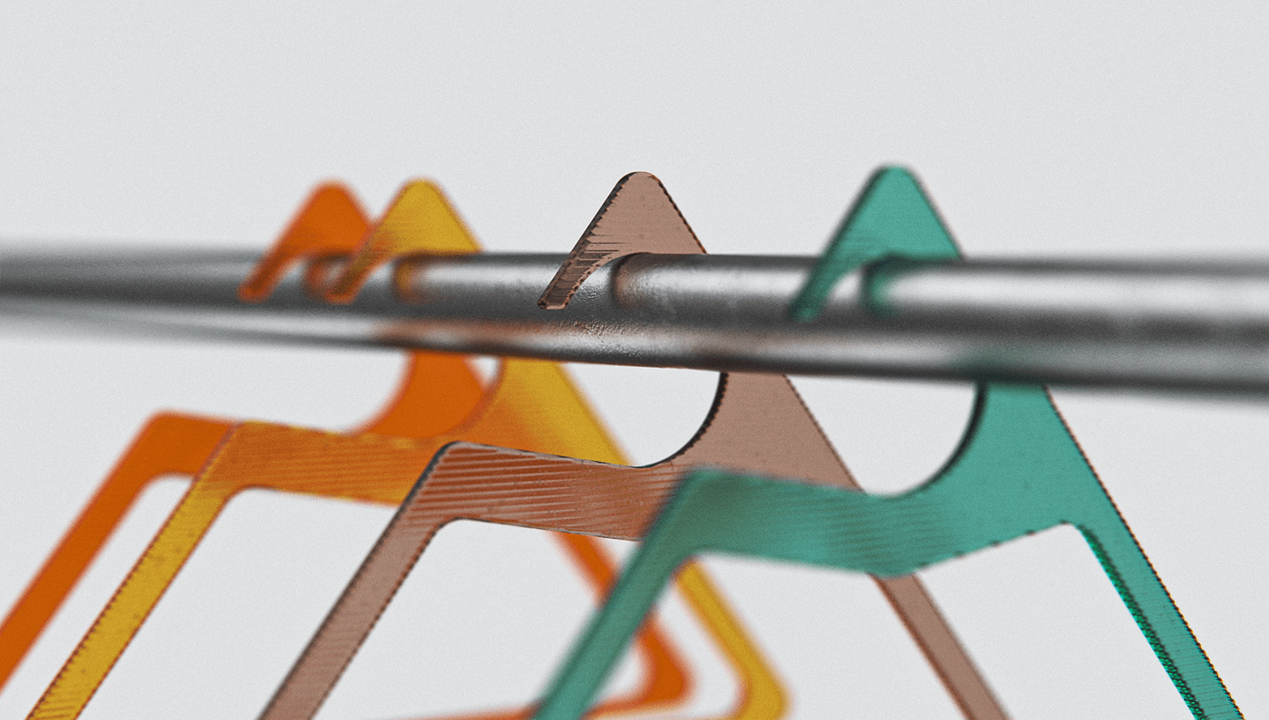 Clotheshanger，coat hanger，colourful，