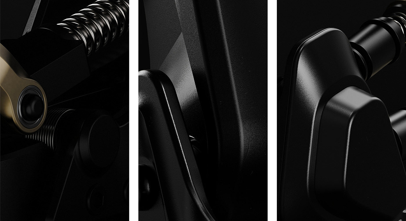 industrial design，pedal，Render，Simulation technology，Automobile design，