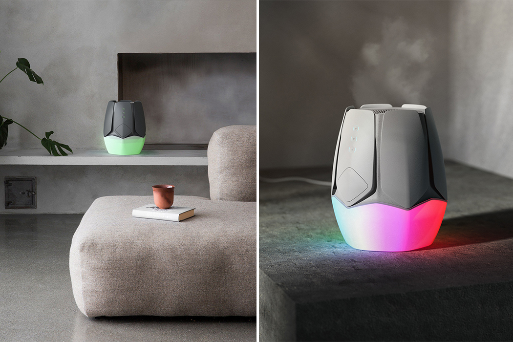 evaWAVE，intelligence，Humidifier，Aromatherapy machine，multi-function，product design，