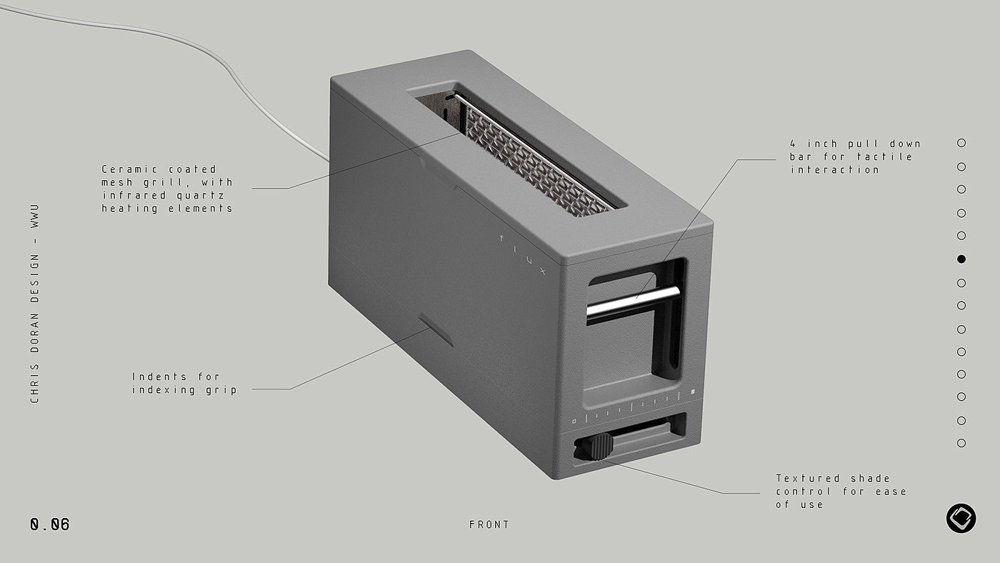 toaster，product design，kitchen，Render，