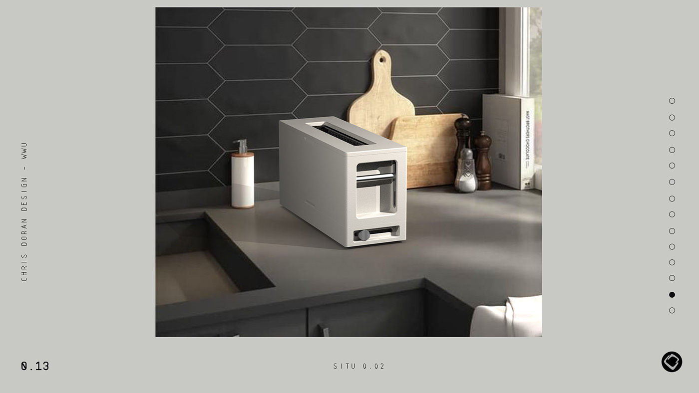 toaster，product design，kitchen，Render，