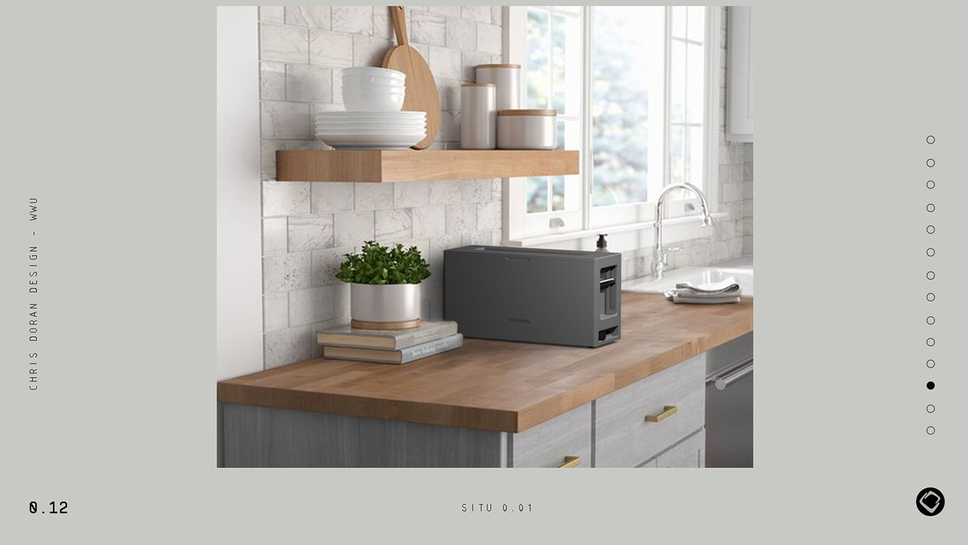 toaster，product design，kitchen，Render，