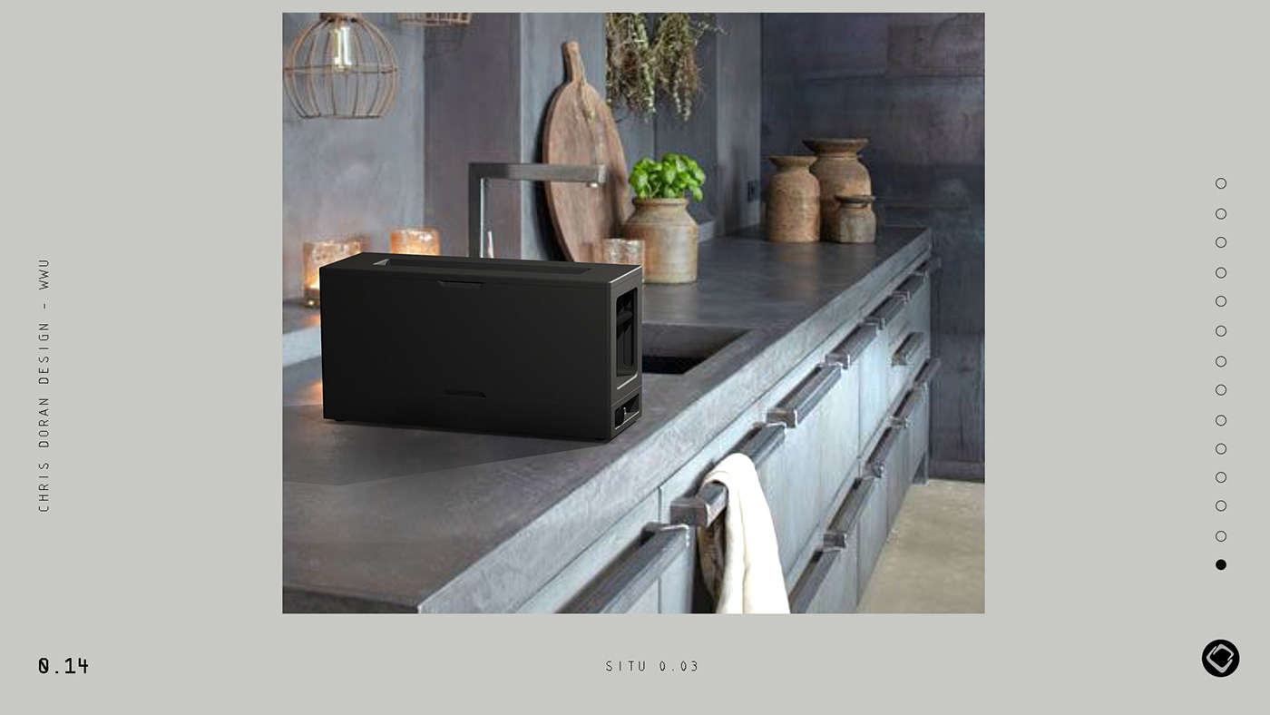 toaster，product design，kitchen，Render，