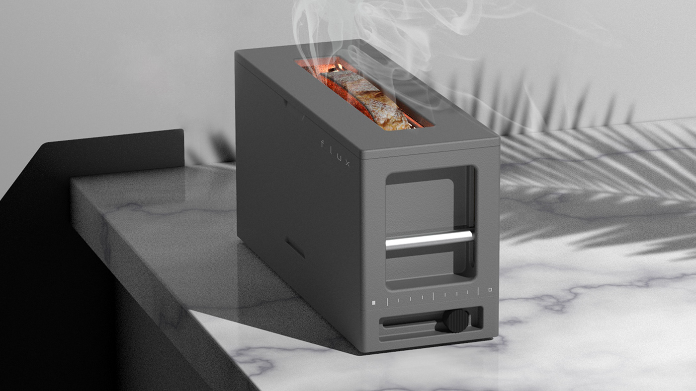 toaster，product design，kitchen，Render，