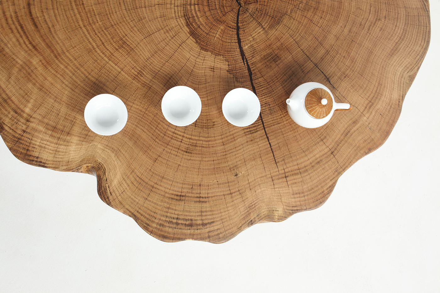 Solid wood furniture，Oak ring，European simplicity，