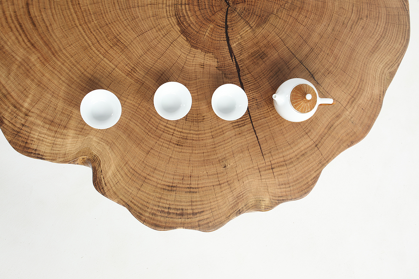 Solid wood furniture，Oak ring，European simplicity，