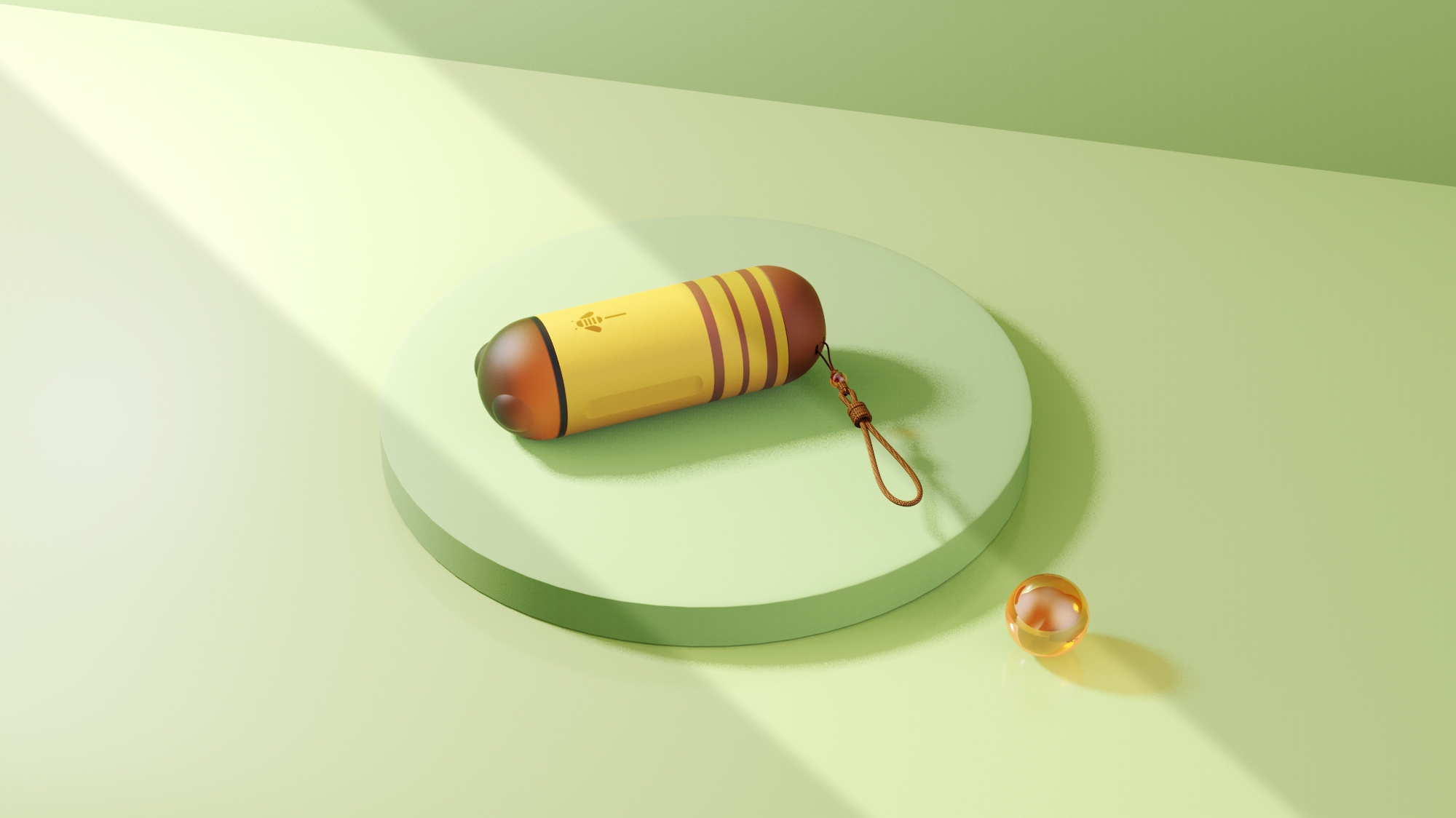 Little bee，Mini，Small fan，Night light，