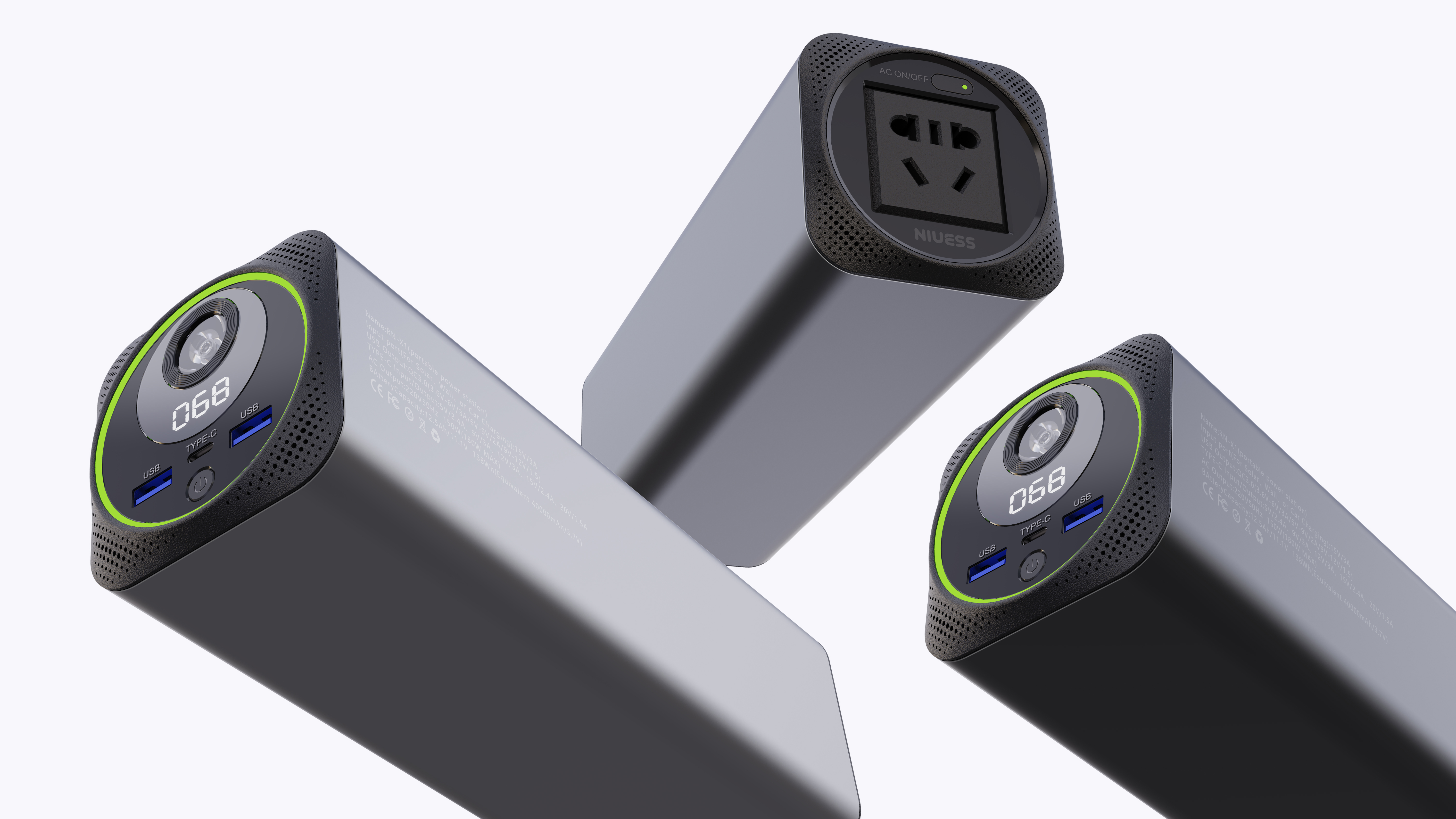 Portable energy storage，portable source，AC output，Special for notebook，