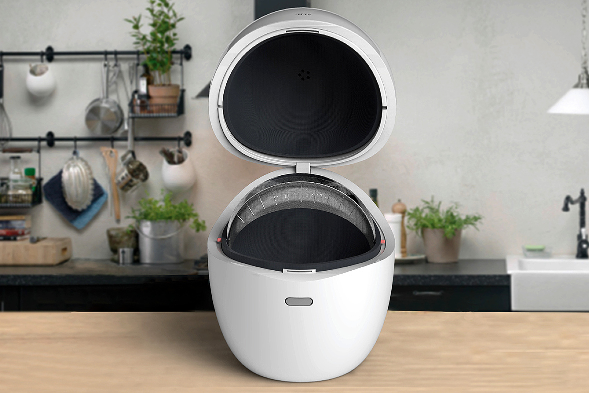 rice cooker，spherical，white，concise，Kitchen appliances，