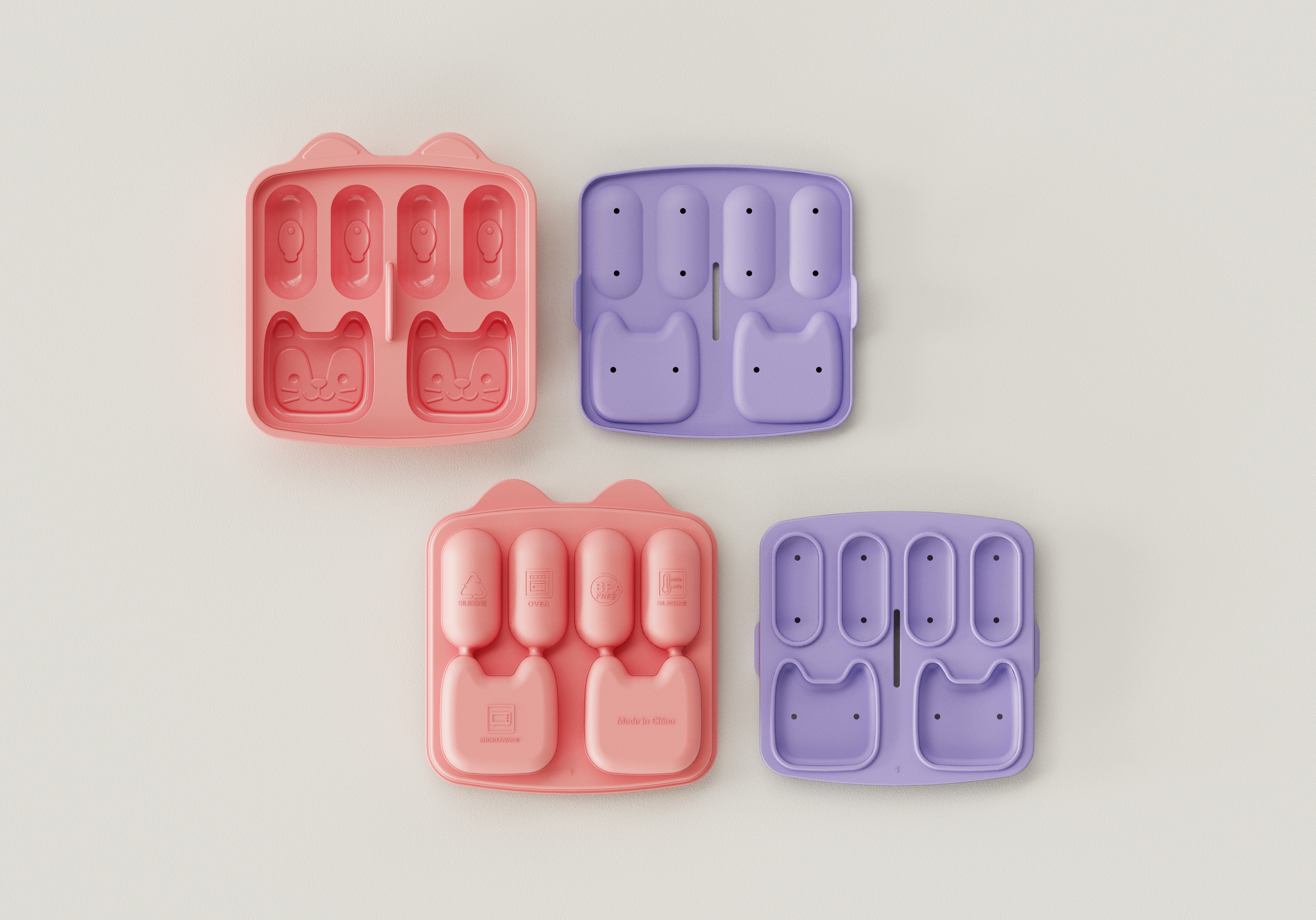 Supplementary food model for children，Sausage Mould，