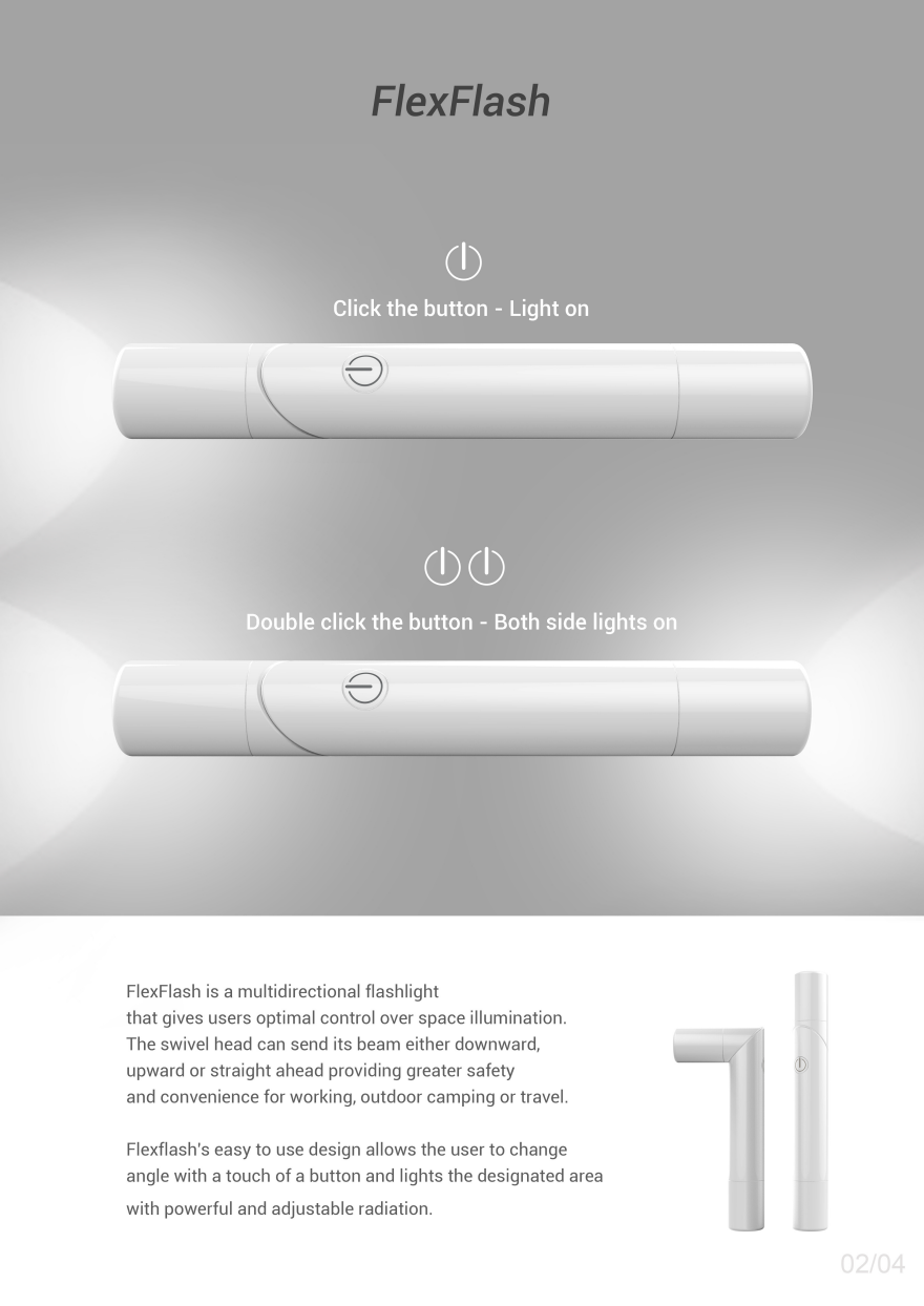 2017 Core 77，Flex Flash，Flashlight，rotate，