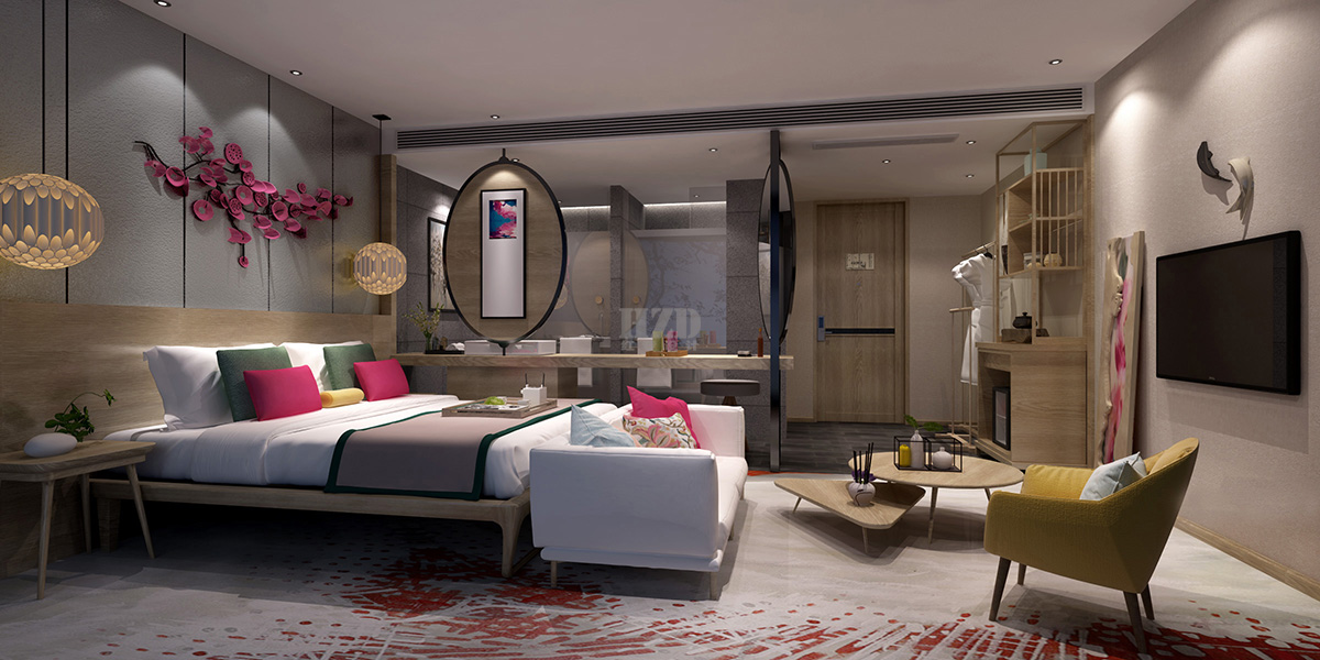 Xi 'an Hotel Design，Redtory design，Chengdu hotel design，