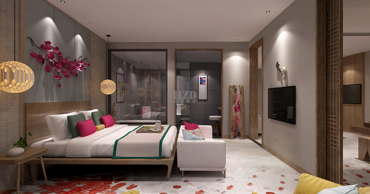 Xi 'an Hotel Design，Redtory design，Chengdu hotel design，