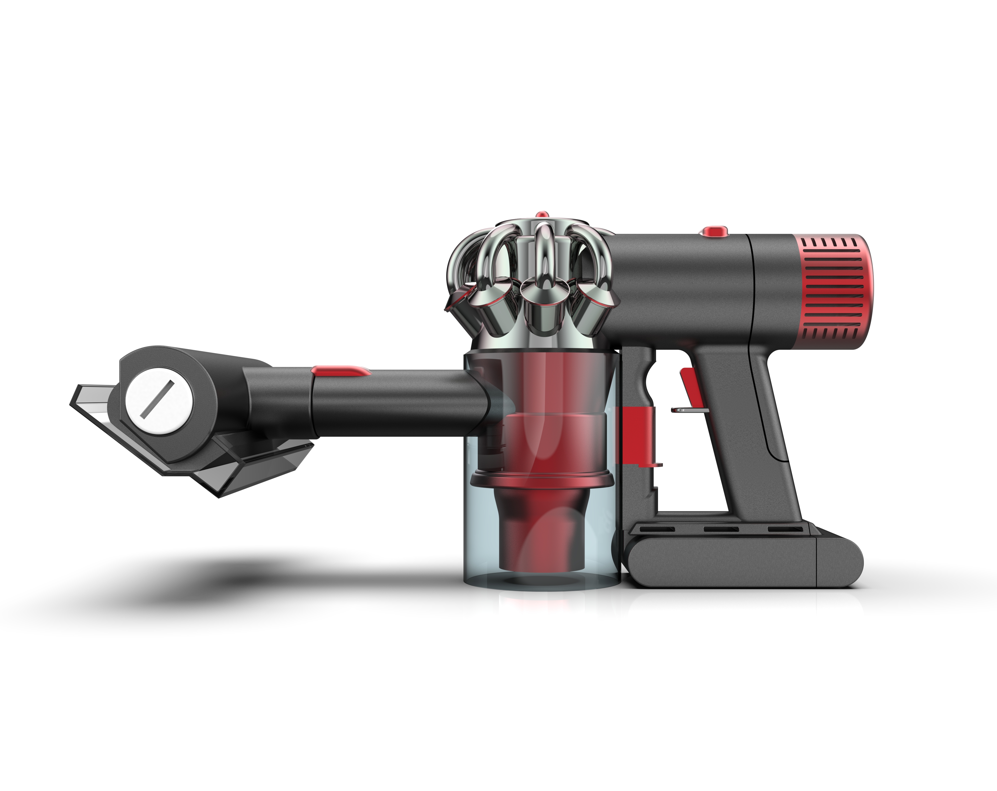 Dyson，Vacuum cleaner，keyshot，solidworks，Rhinoceros modeling，Appearance design，Render，