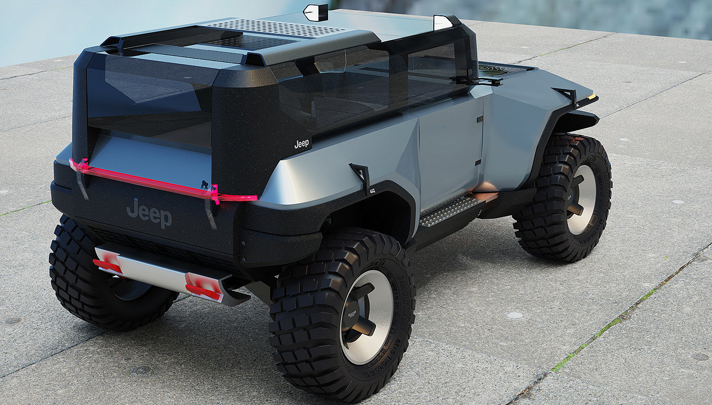 Automobile design，jeep，Horse Herder，Conceptual art，
