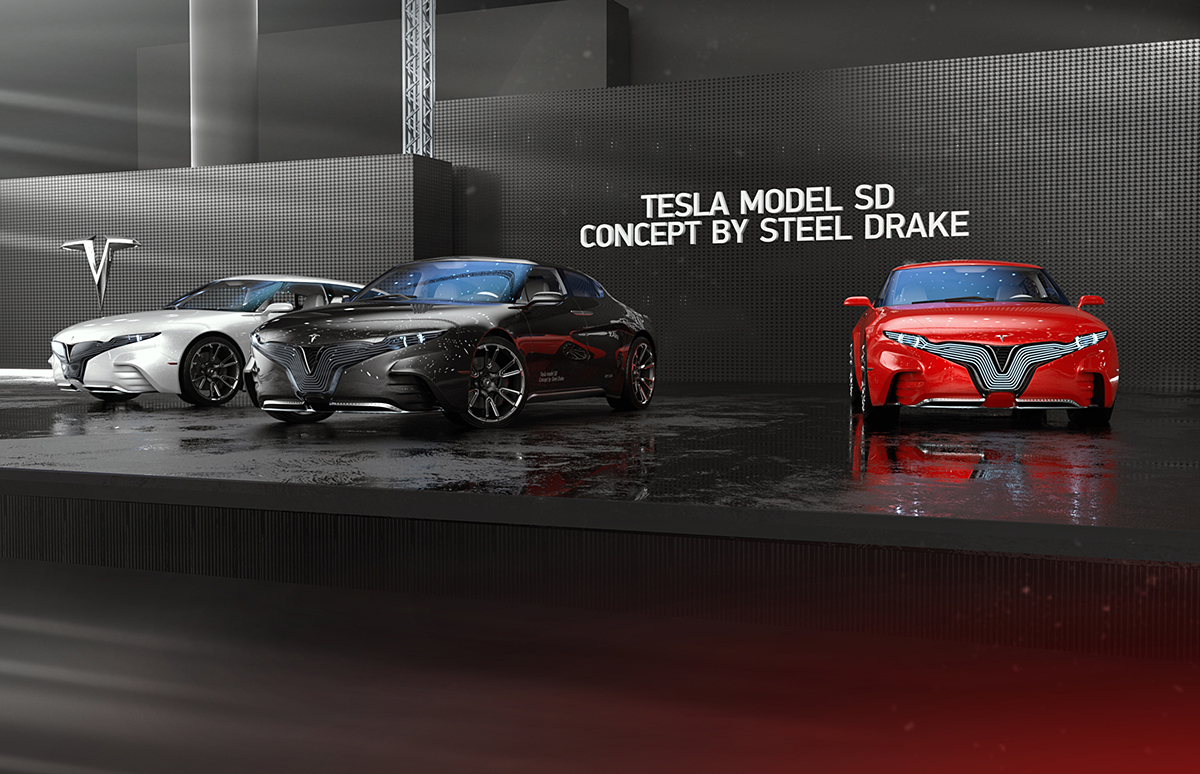 tesla，SD，automobile，