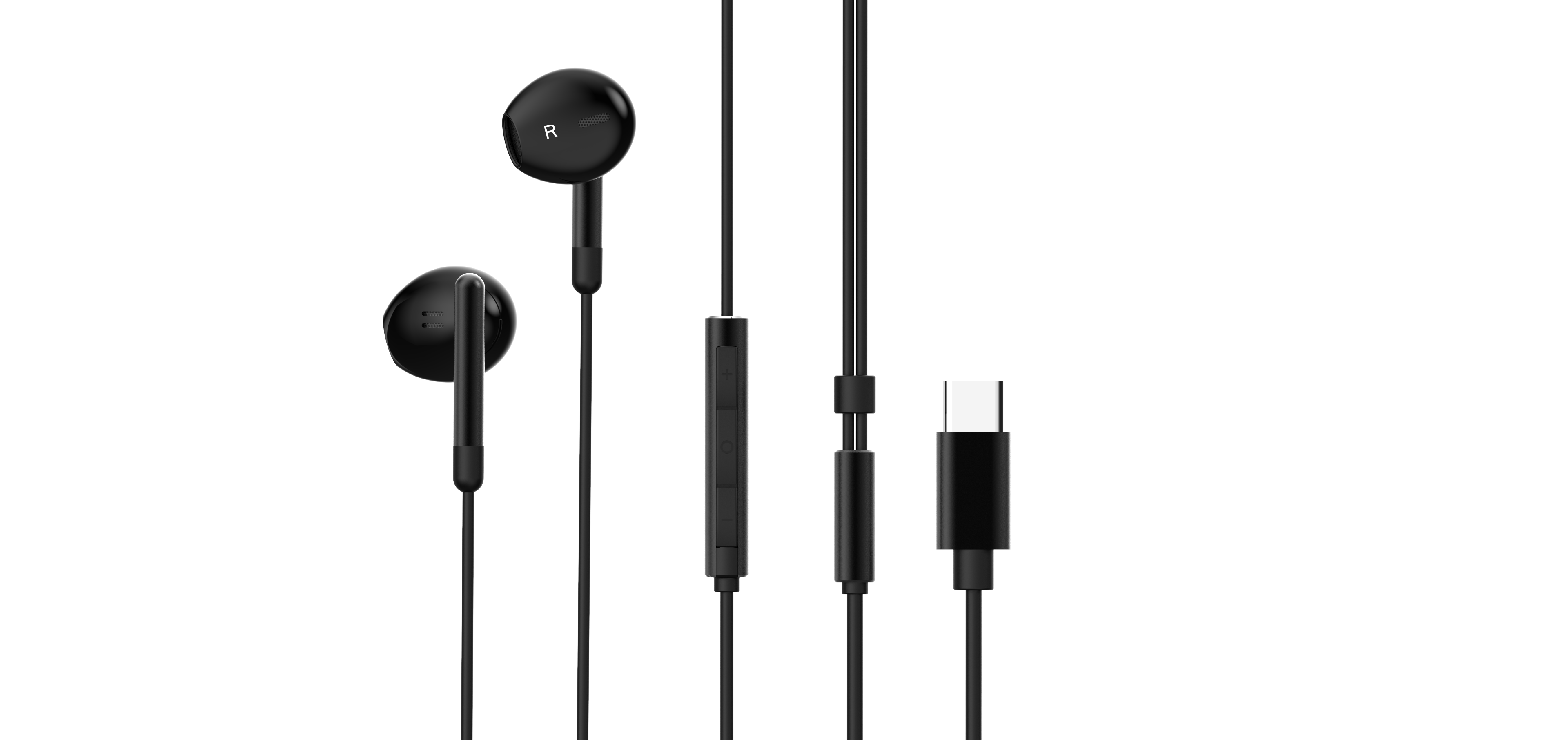 Wired headphones, metal headphones, semi-ear,，