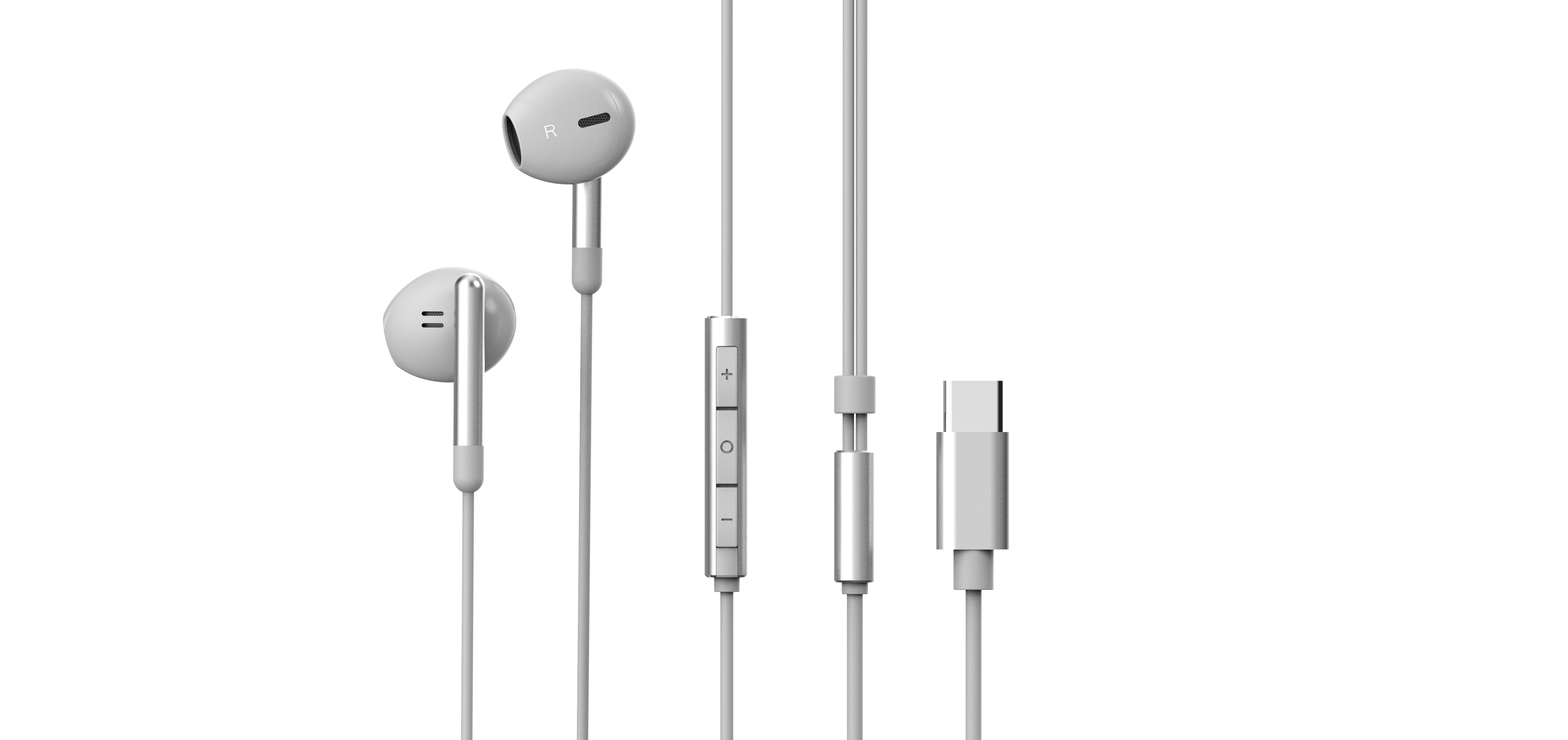 Wired headphones, metal headphones, semi-ear,，