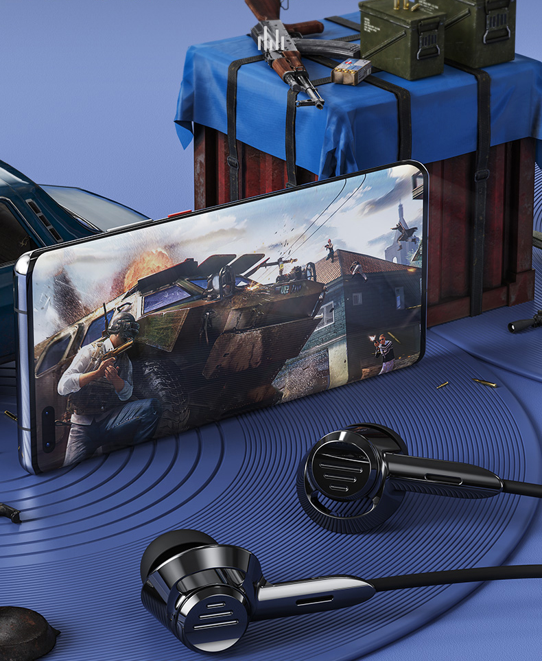 Wired headphones, ceramic headphones, in-ear headphones，