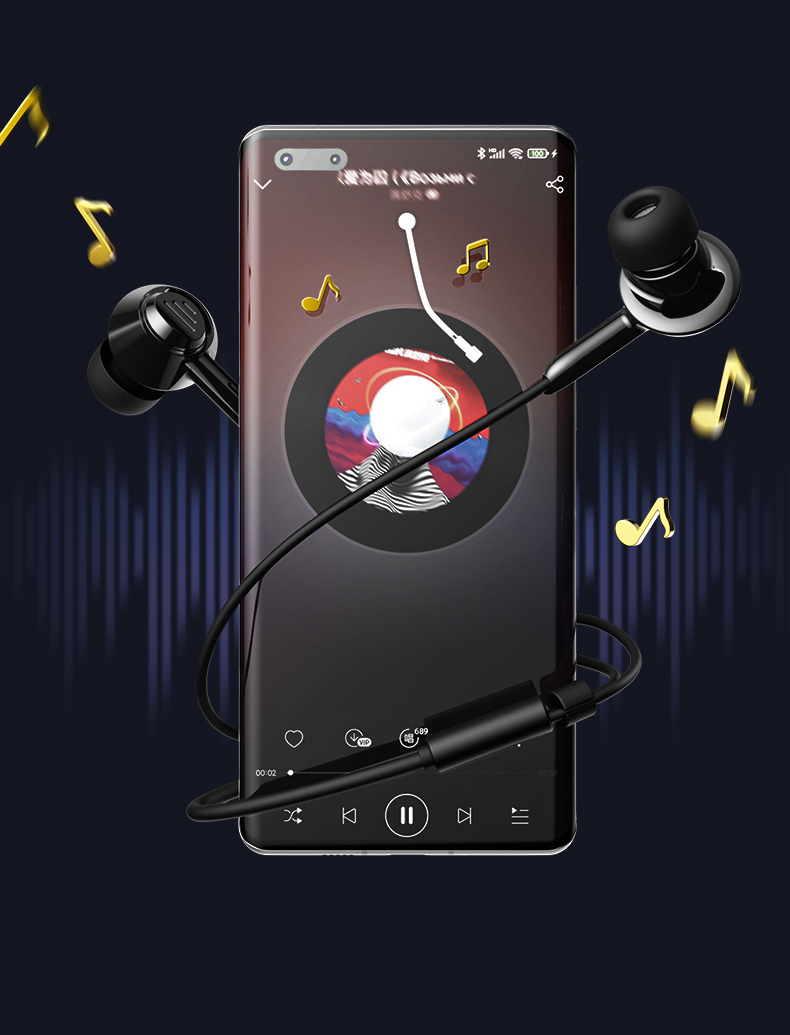 Wired headphones, ceramic headphones, in-ear headphones，