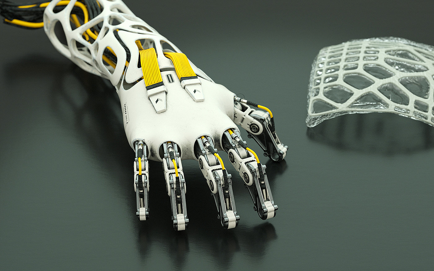 Material painter，Mecha arm，robot，3d，