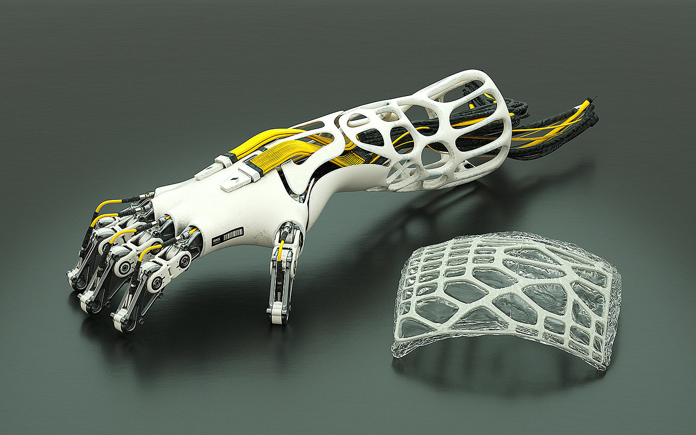 Material painter，Mecha arm，robot，3d，