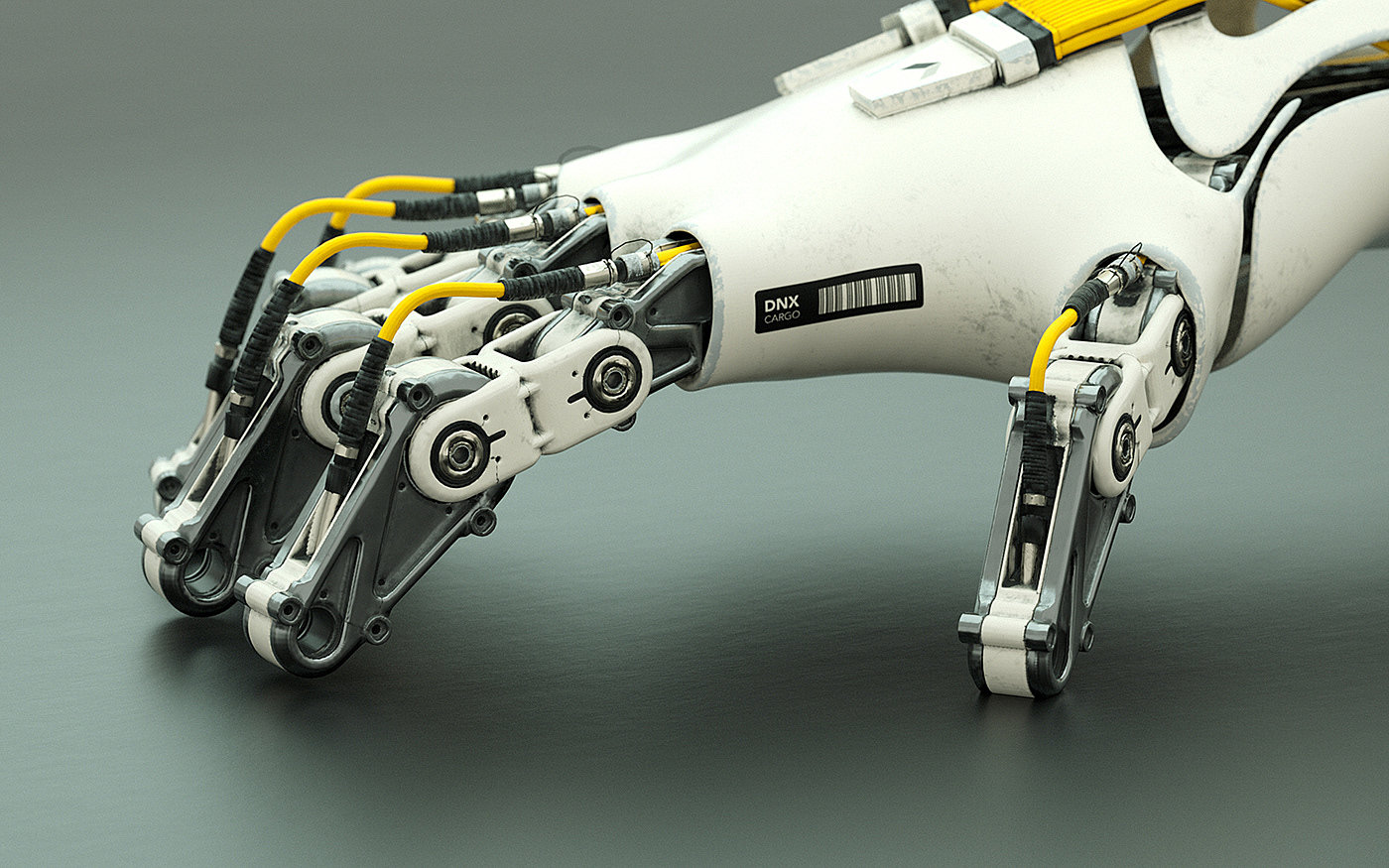 Material painter，Mecha arm，robot，3d，