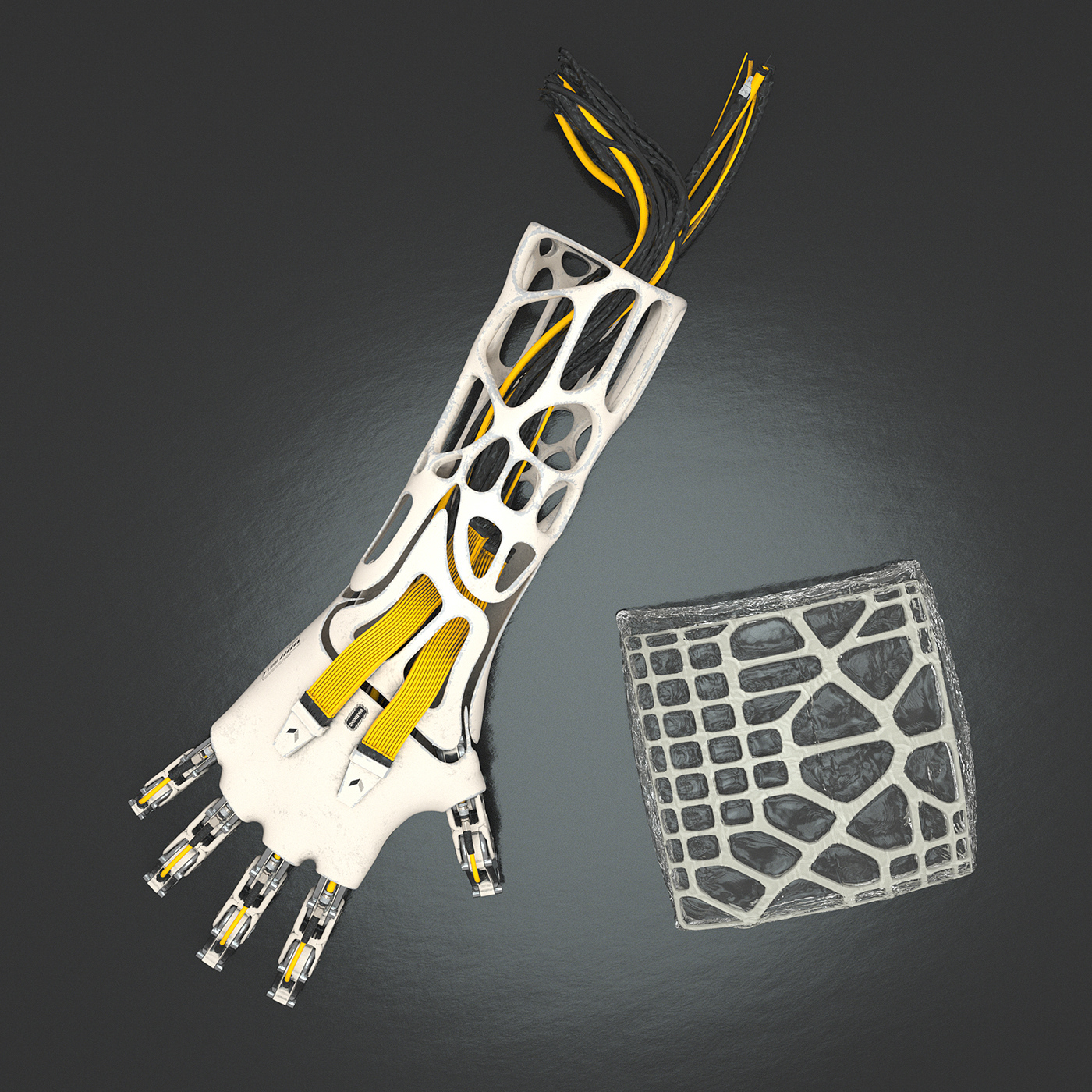 Material painter，Mecha arm，robot，3d，