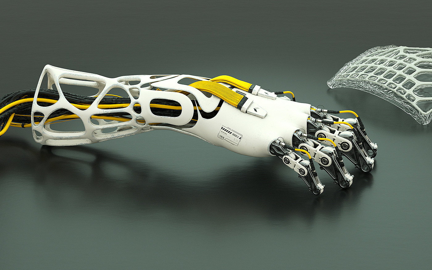 Material painter，Mecha arm，robot，3d，