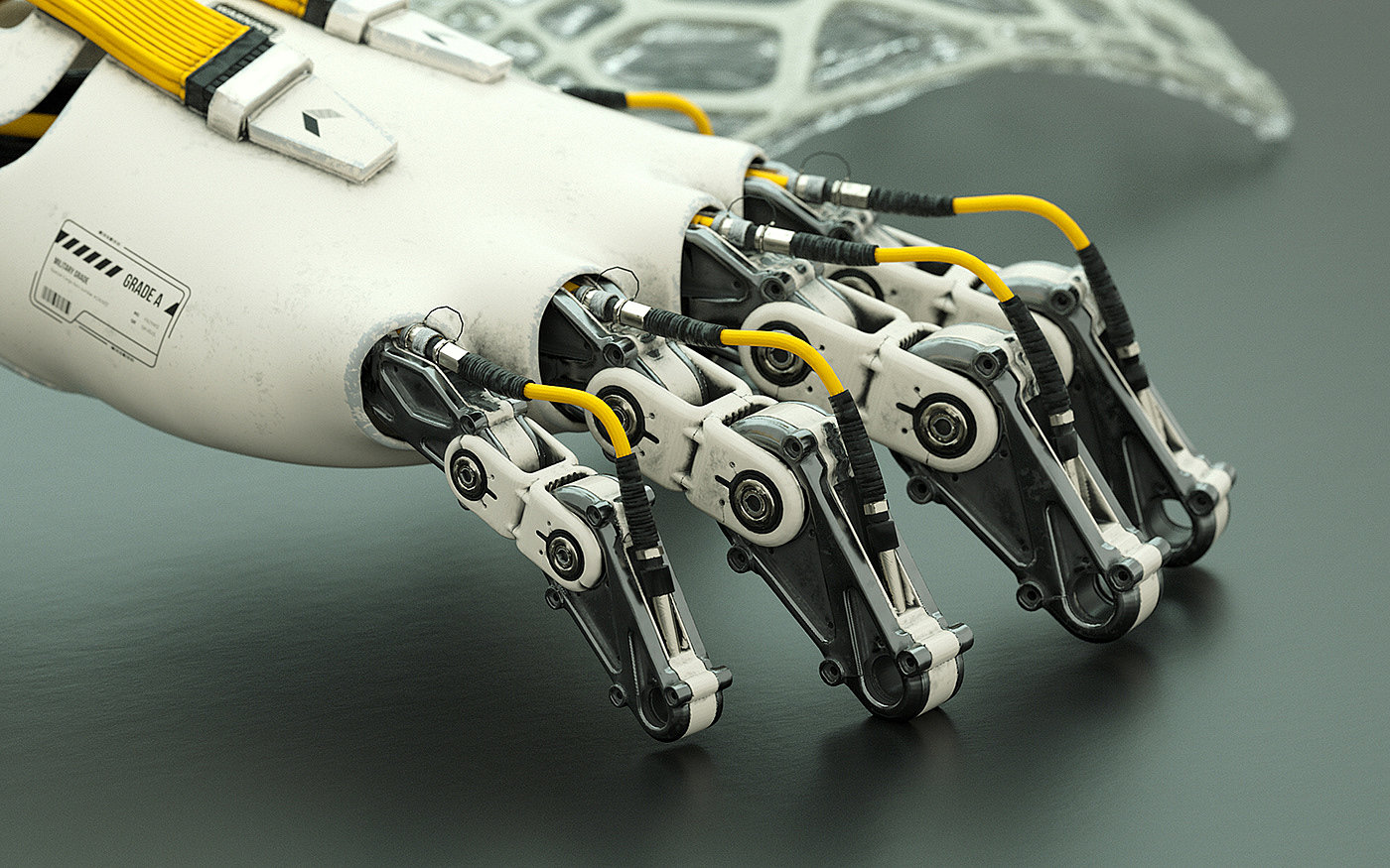 Material painter，Mecha arm，robot，3d，
