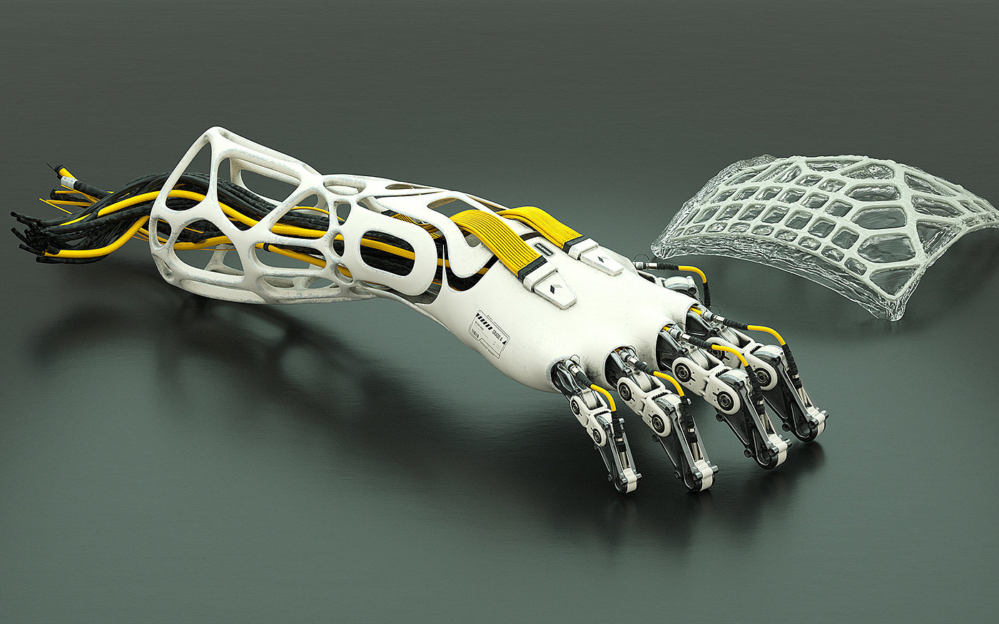 Material painter，Mecha arm，robot，3d，