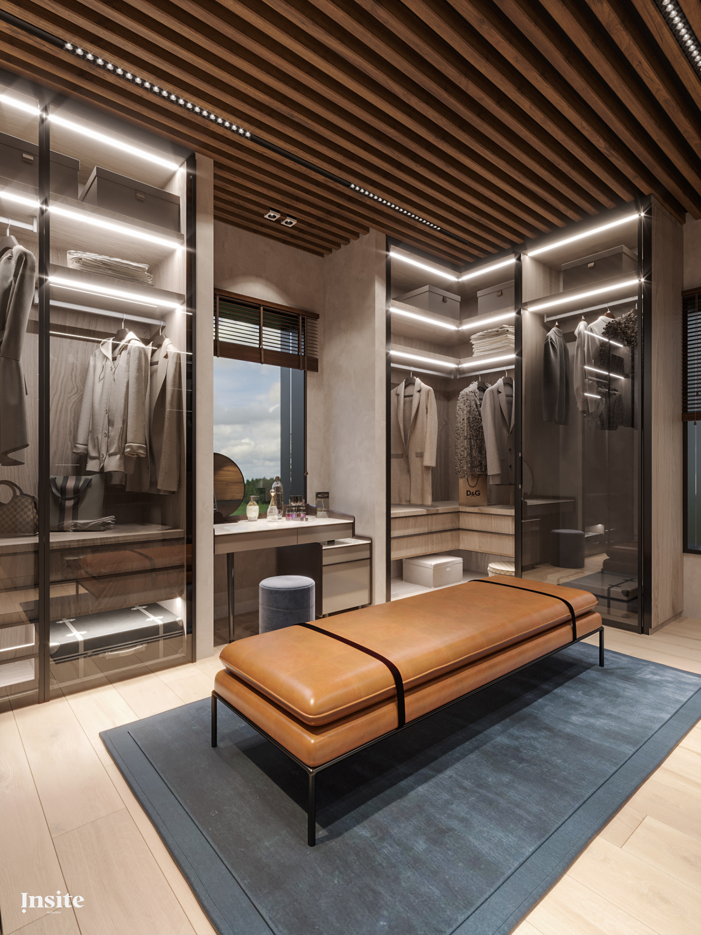 bedroom，Modern style，insite architects，comfortable，