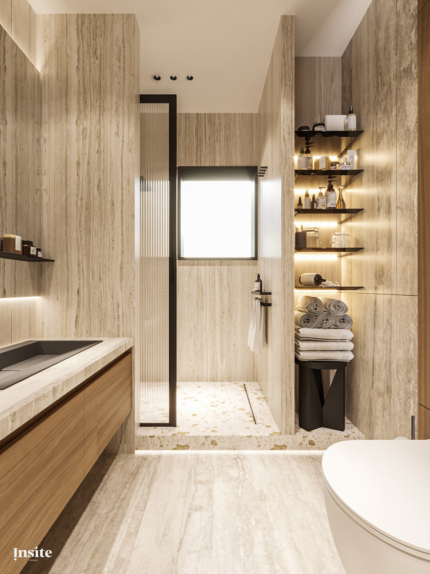 bedroom，Modern style，insite architects，comfortable，