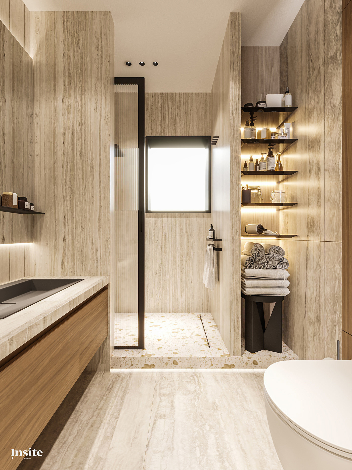 bedroom，Modern style，insite architects，comfortable，
