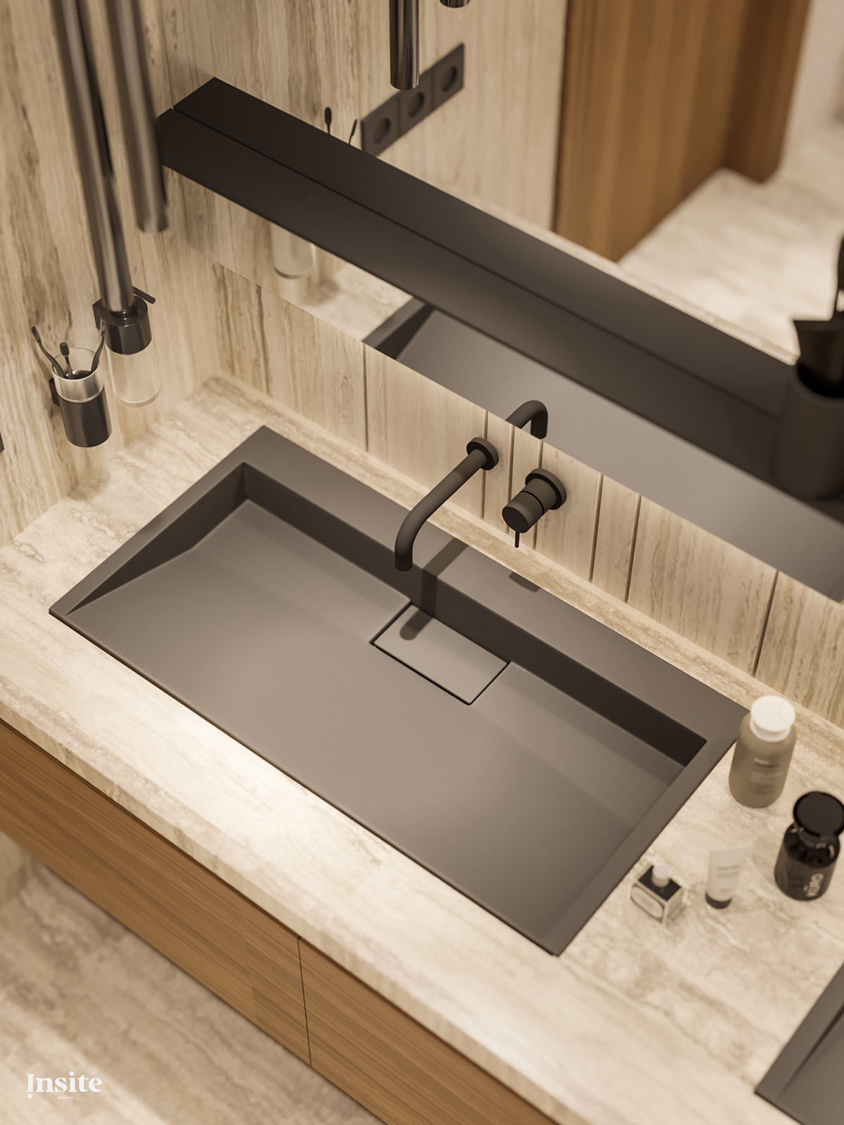 bedroom，Modern style，insite architects，comfortable，