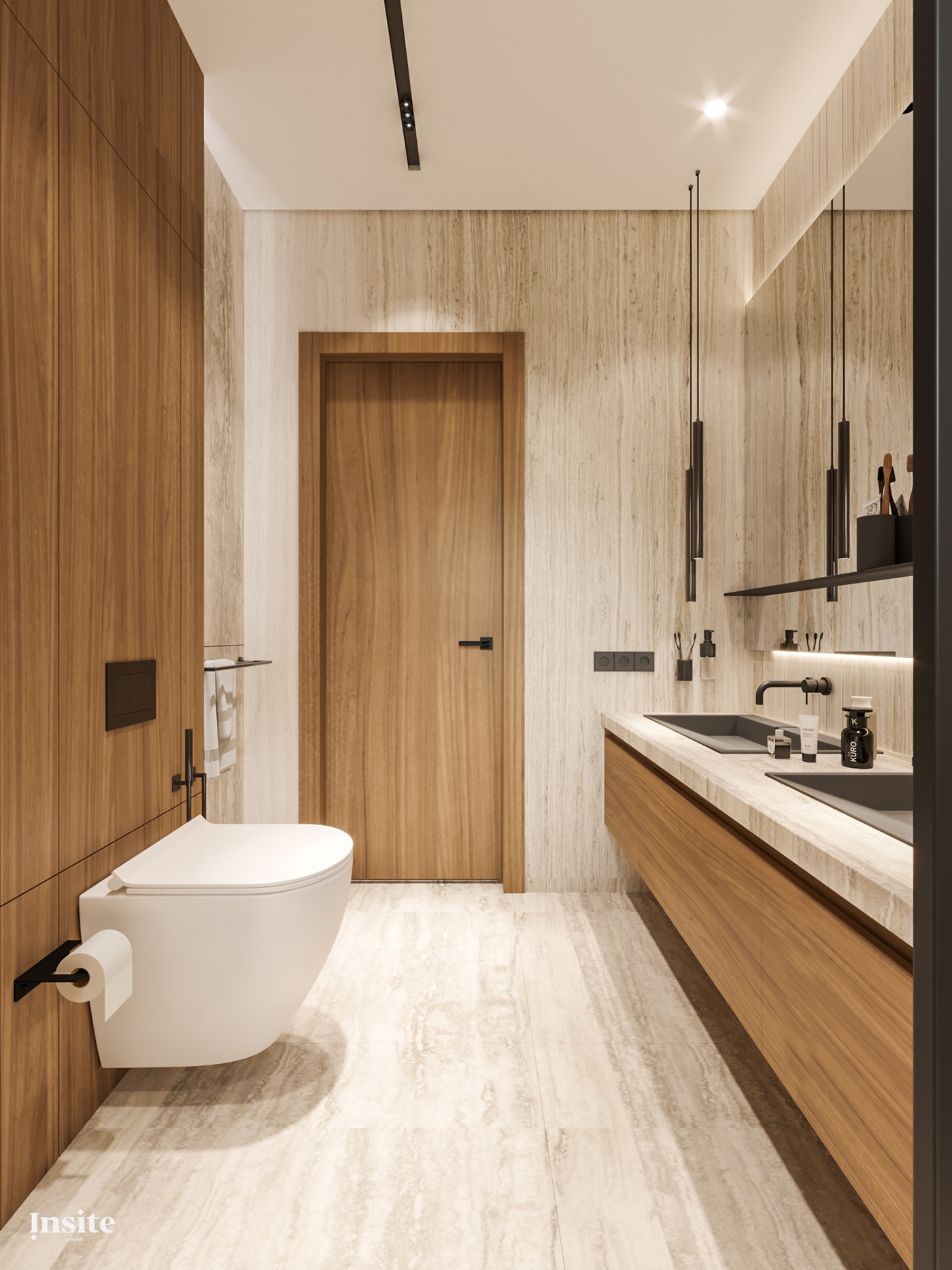 bedroom，Modern style，insite architects，comfortable，