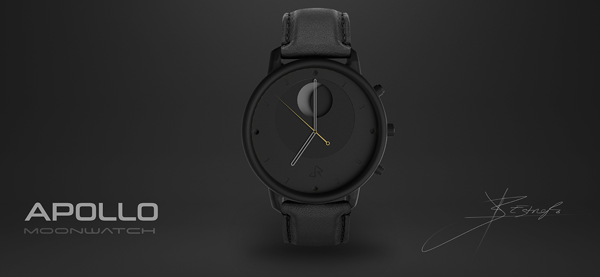Wrist watch，moon，APOLLO，Moonwatch，