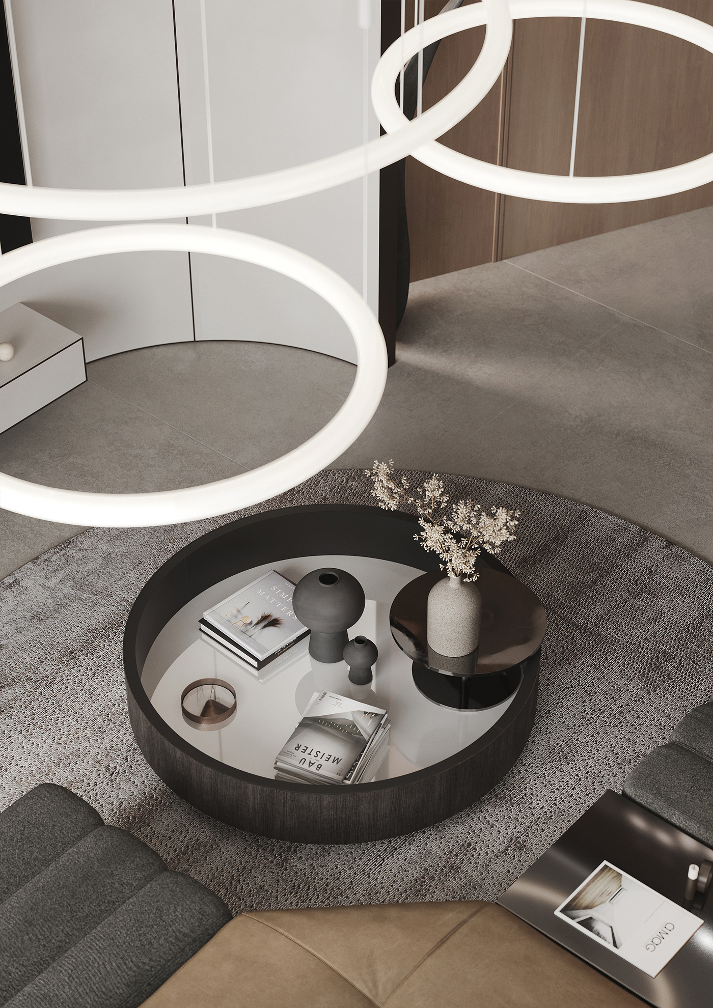 Interior design，renovation，a living room，restaurant，cgi，