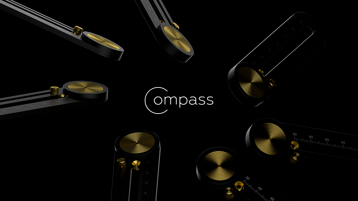 compasses，3d，Render，