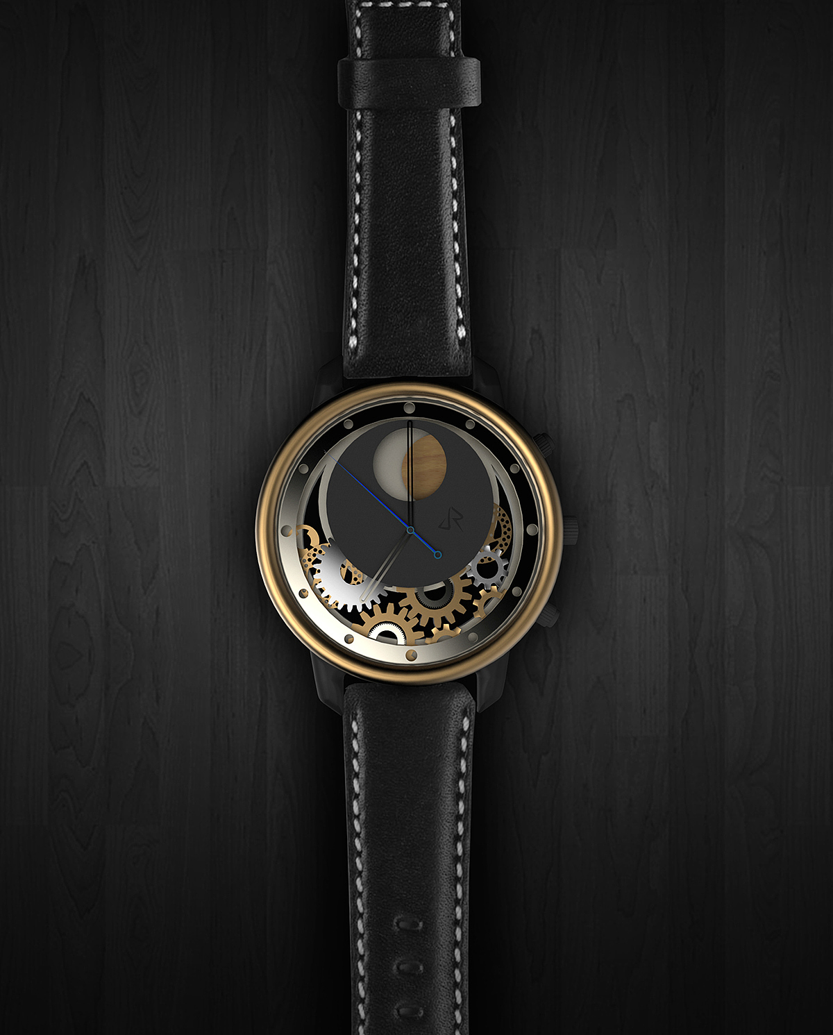 Wrist watch，moon，APOLLO，Moonwatch，