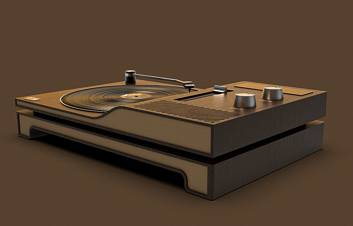 jukebox，Retro，3D modeling，music，