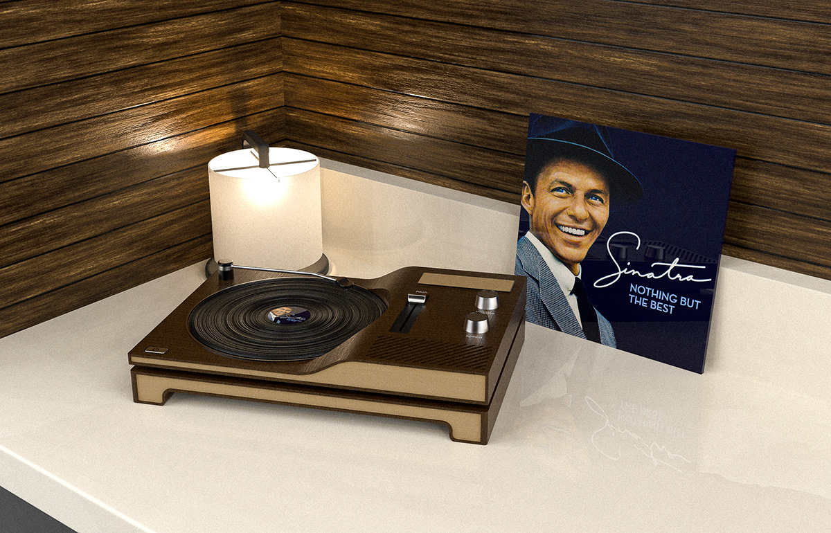 jukebox，Retro，3D modeling，music，