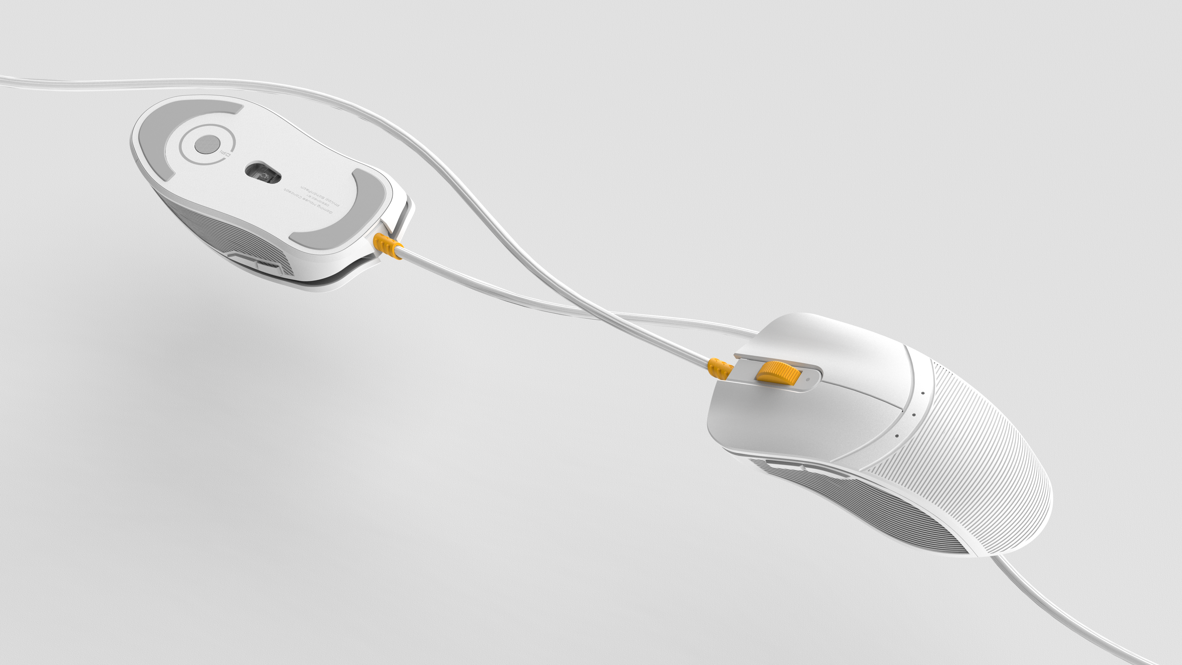 keyshot，mouse，White products，