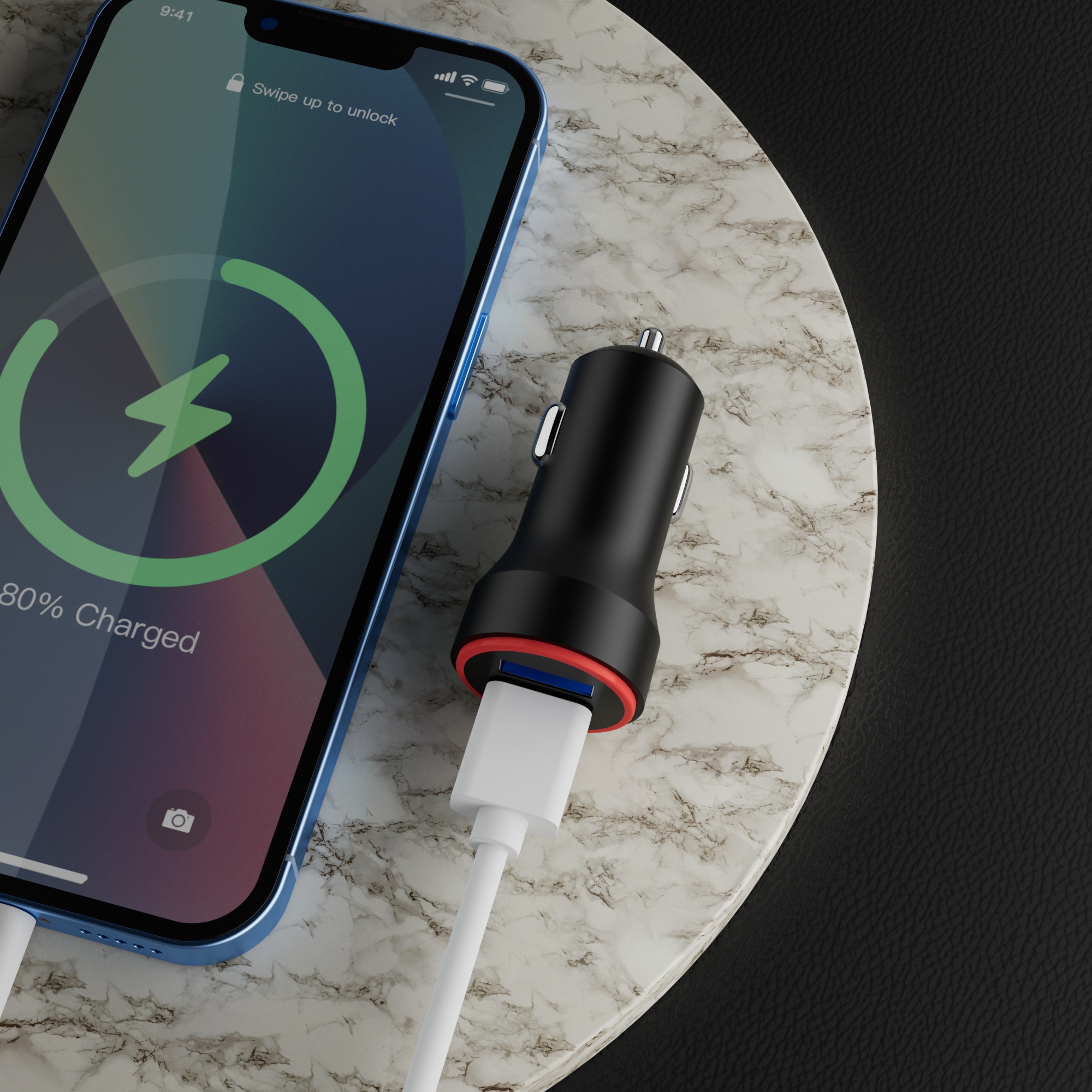 Car charging，RS rendering，Car rendering，