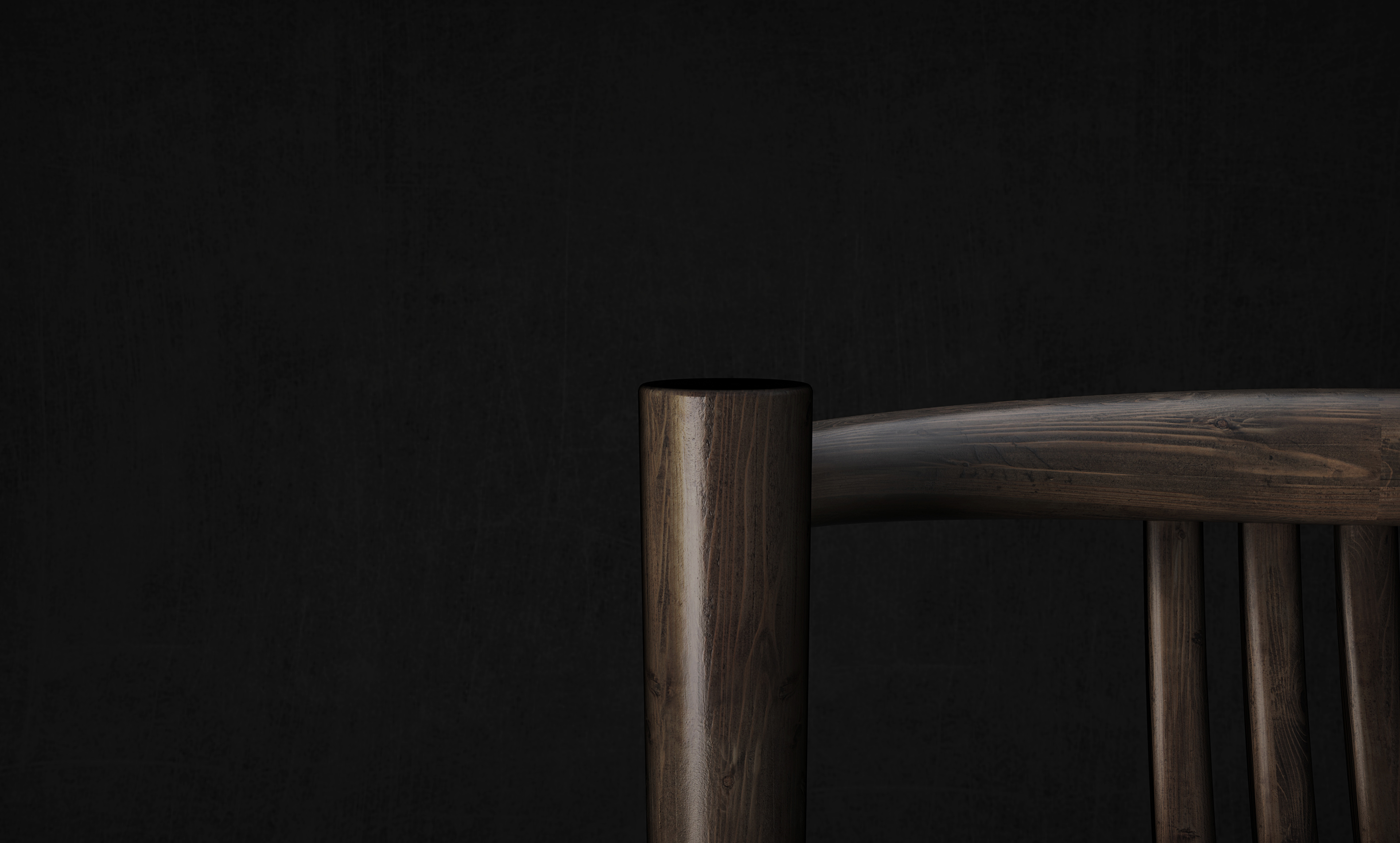 Retro，Wooden chair，Wood material，